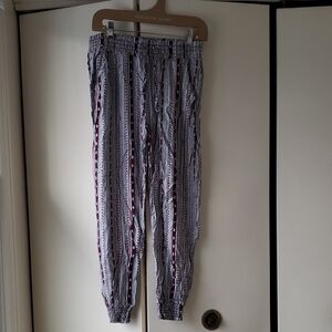 Multicolor Rayon Pants